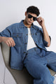 Mid Blue Denim Jacket for Men