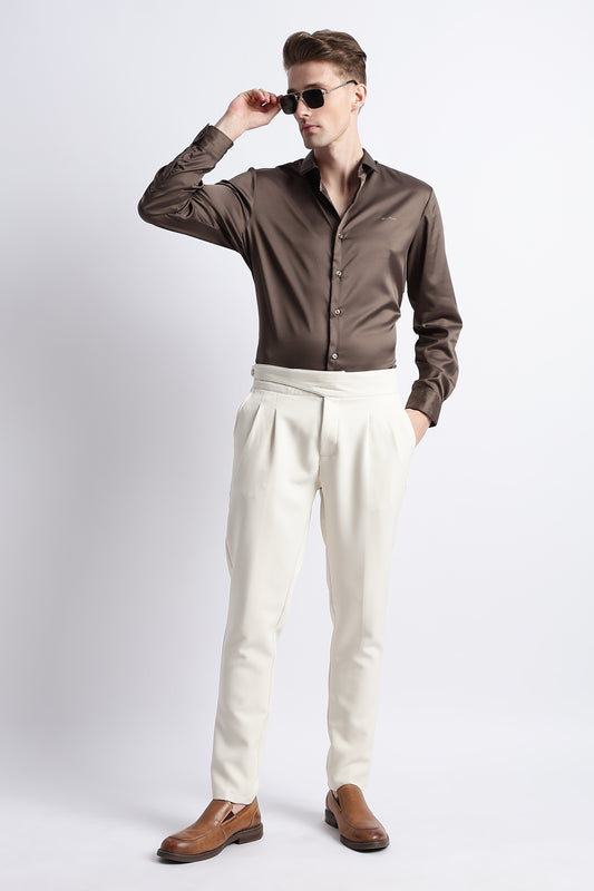 The Modern Gurkha Trousers Off White