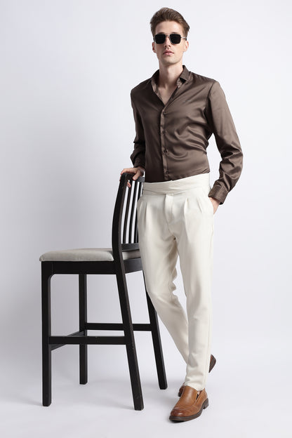 The Modern Gurkha Trousers Off White