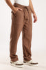 Double Cloth Drawcord Trousers Brown