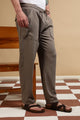 Loose Fit Drawcord Trousers Lt Brown