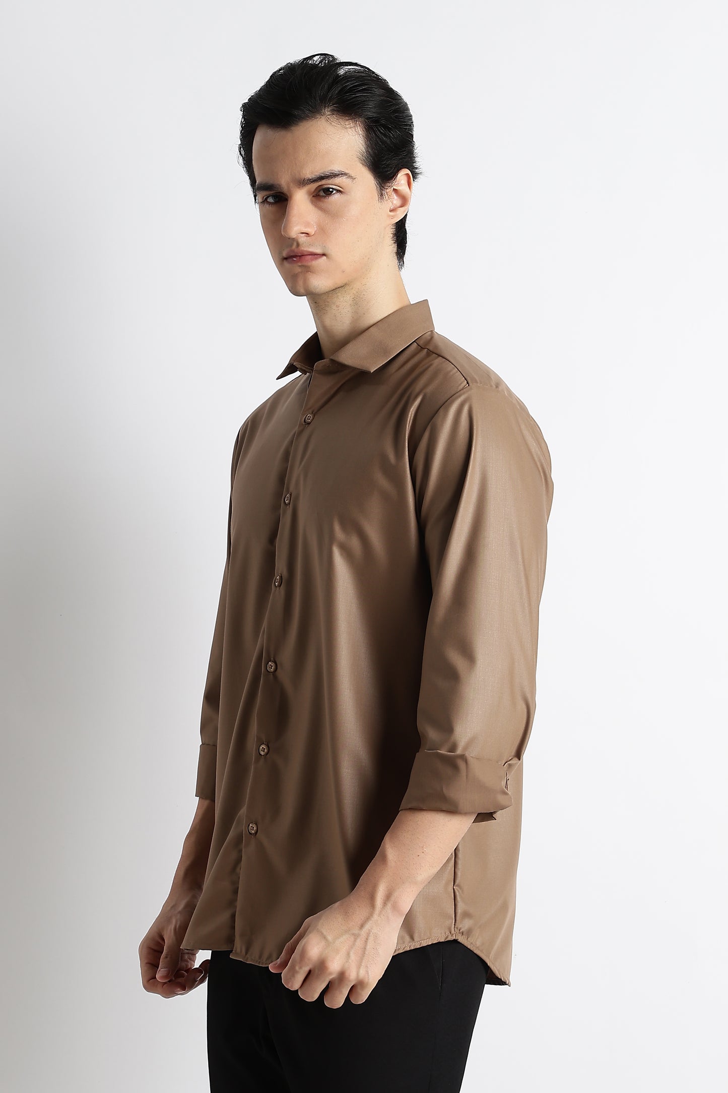 Soft Performance Shirt Lt Brown