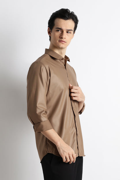 Soft Performance Shirt Lt Brown