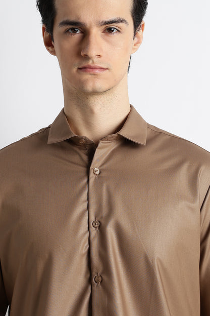 Soft Performance Shirt Lt Brown