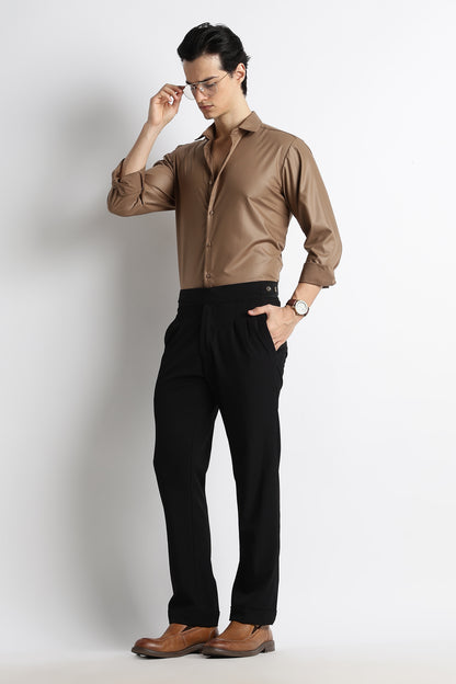 Soft Performance Shirt Lt Brown