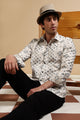 Slim Fit Self-Designed Shirt Black