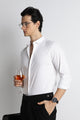 The Modern Essential Poly-Lycra Shirt Slate White