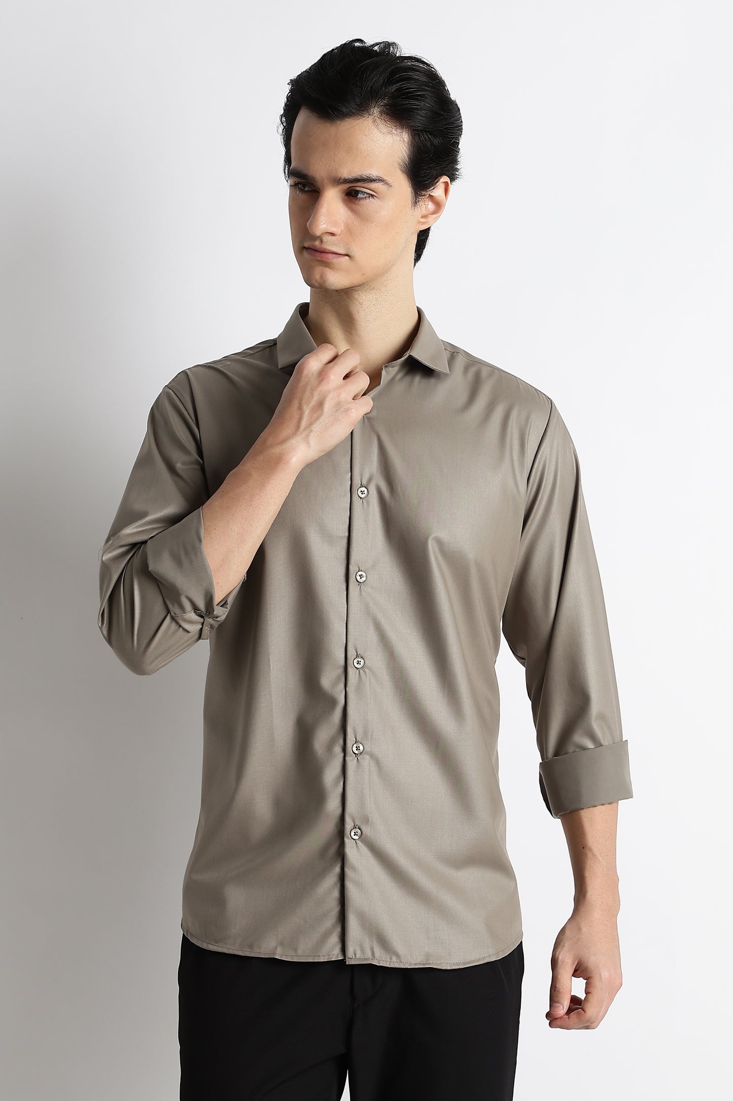 Soft Performance Shirt Ash Brown
