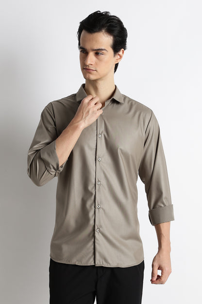 Soft Performance Shirt Ash Brown