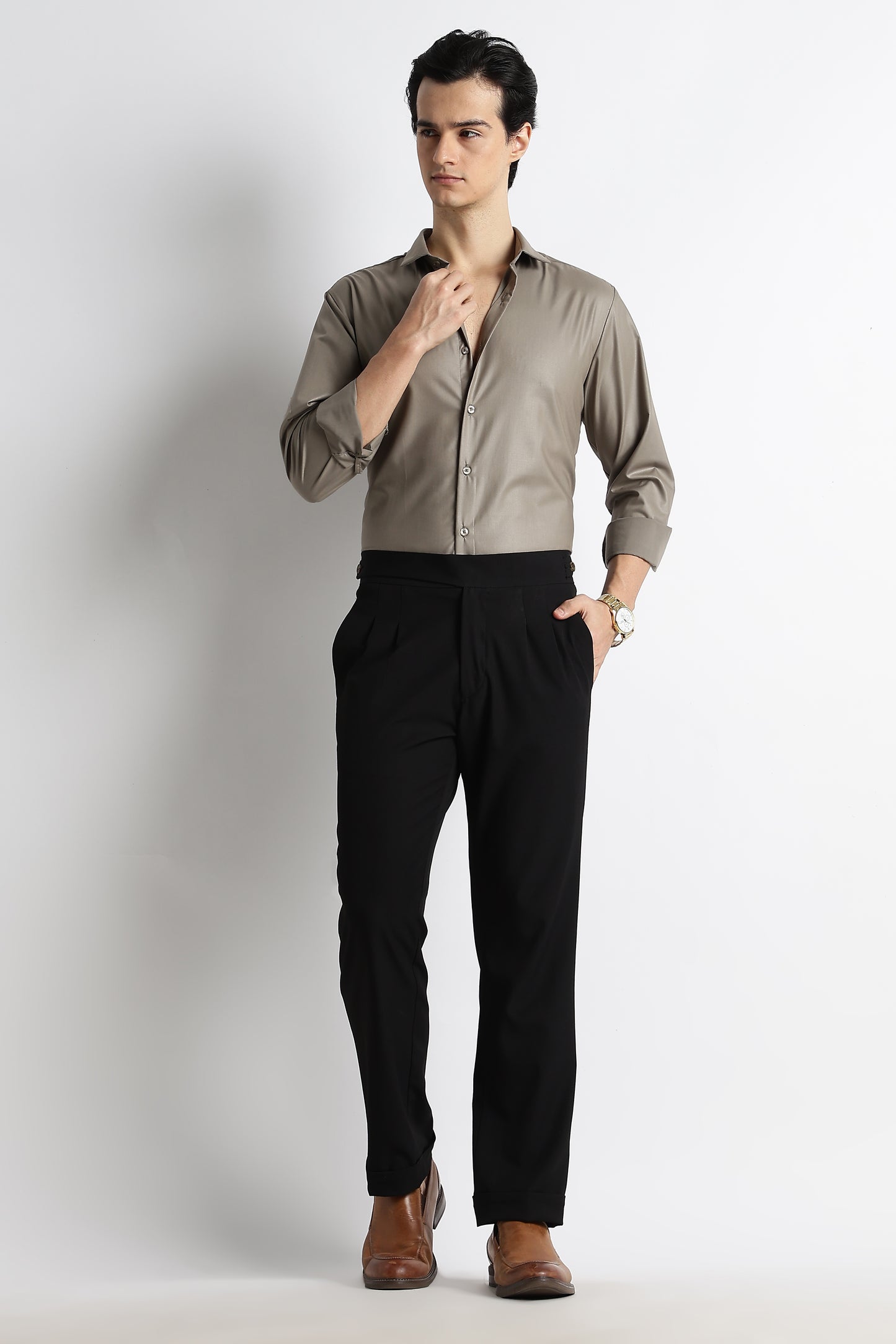 Soft Performance Shirt Ash Brown