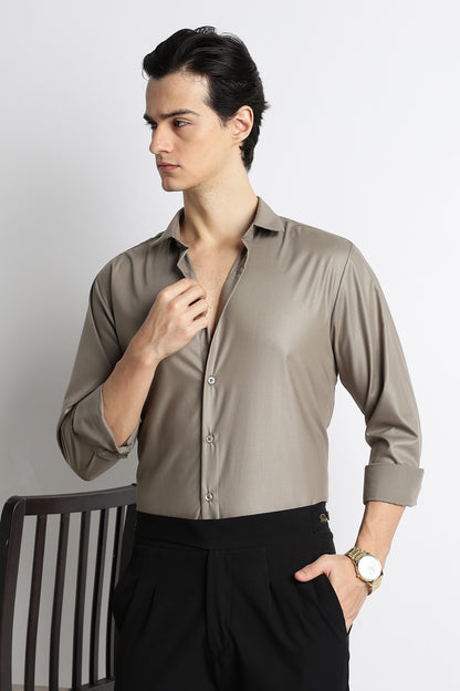 Soft Performance Shirt Ash Brown