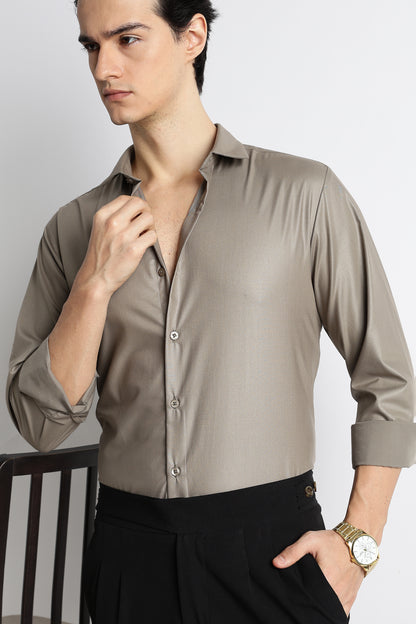 Soft Performance Shirt Ash Brown