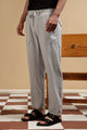 Loose Fit Drawcord Trousers Grey
