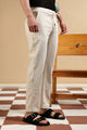 Loose Fit Drawcord Pants Cream
