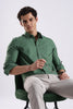 100% Cotton Oxford Solid Shirt Green