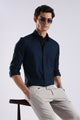 100% Cotton Oxford Solid Shirt Royal Blue