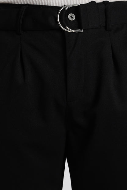 Relaxed Korean Fit Pants Black
