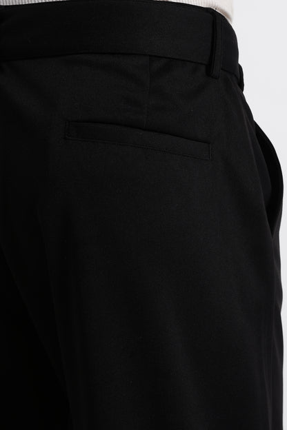 Relaxed Korean Fit Pants Black