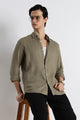 Minimal Linen Shirt Green