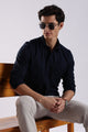 100% Cotton Oxford Solid Shirt Navy