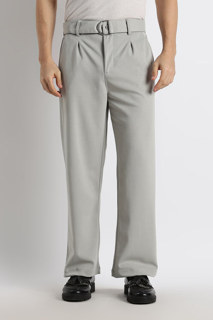 Relaxed Korean Fit Pants Lt Grey