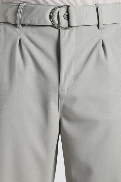 Relaxed Korean Fit Pants Lt Grey