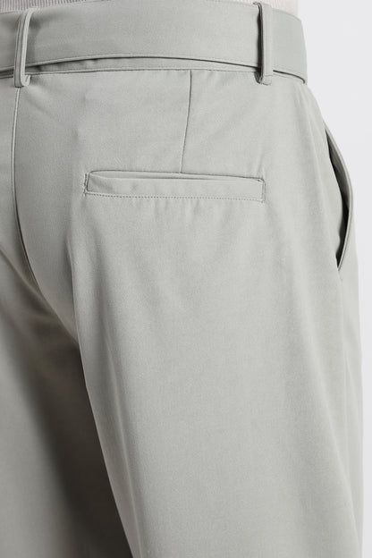 Relaxed Korean Fit Pants Lt Grey