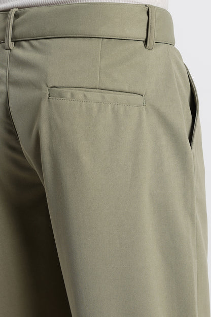 Relaxed Korean Fit Pants Olive