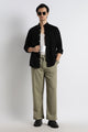 Relaxed Korean Fit Pants Olive