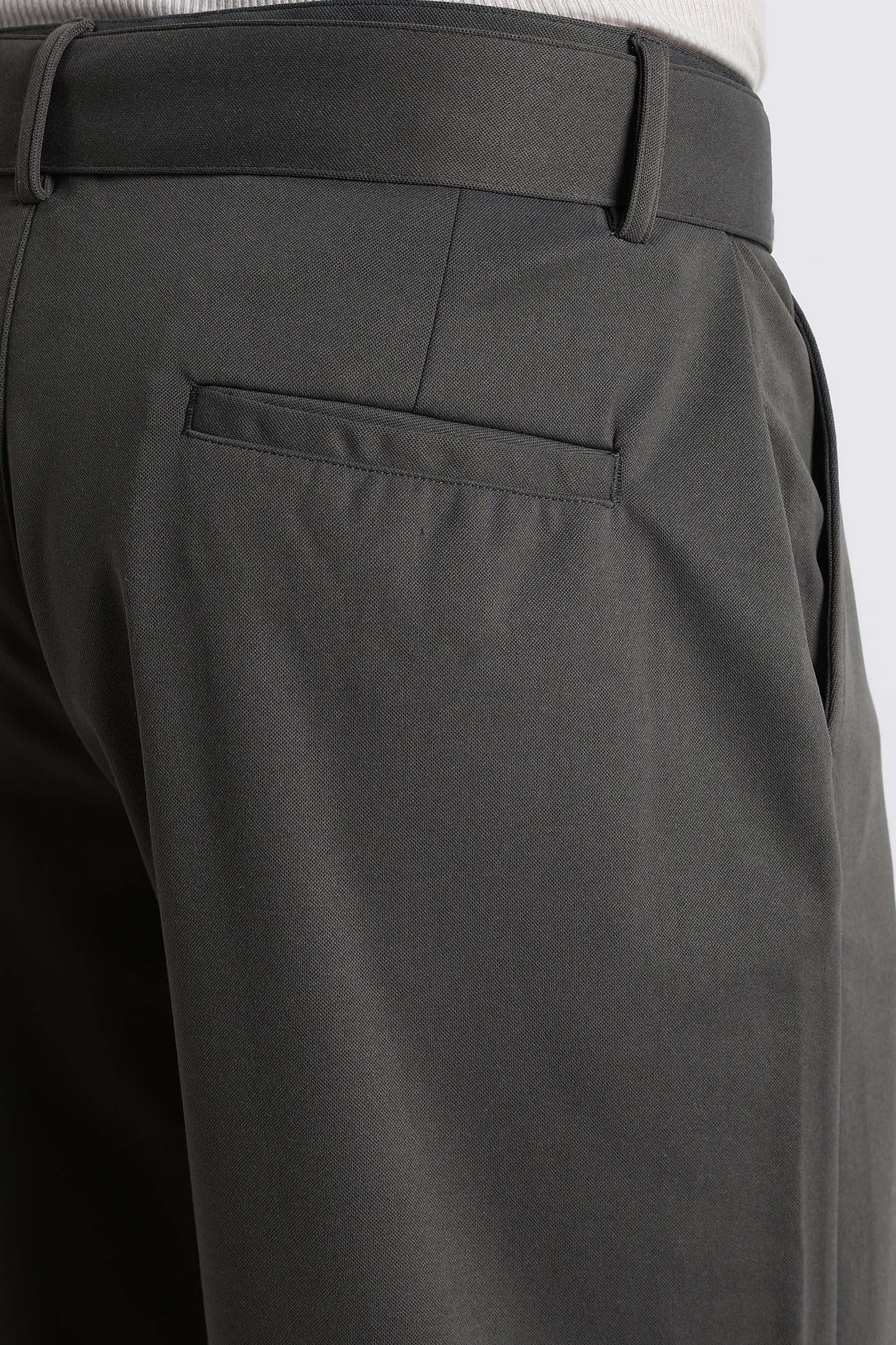 Relaxed Korean Fit Pants Dk Grey