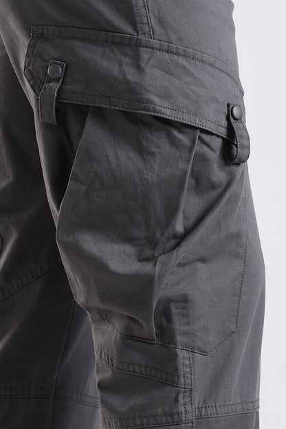 Slim Fit Cargo Pants Dk Grey