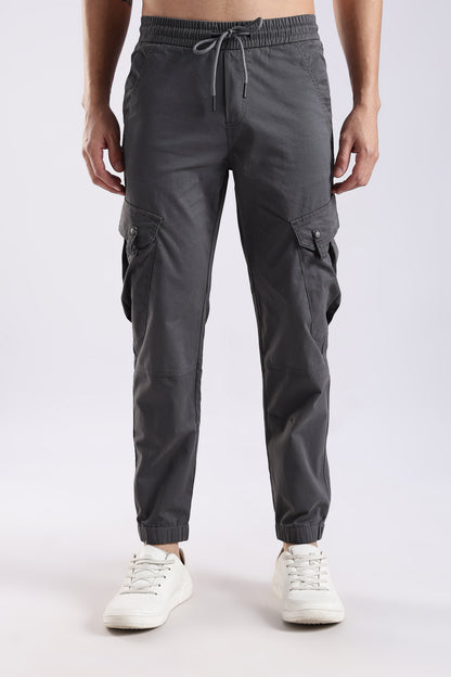 Slim Fit Cargo Pants Dk Grey