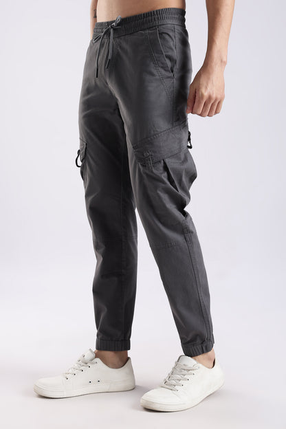 Slim Fit Cargo Pants Dk Grey