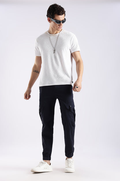 Slim Fit Cargo Pants Navy