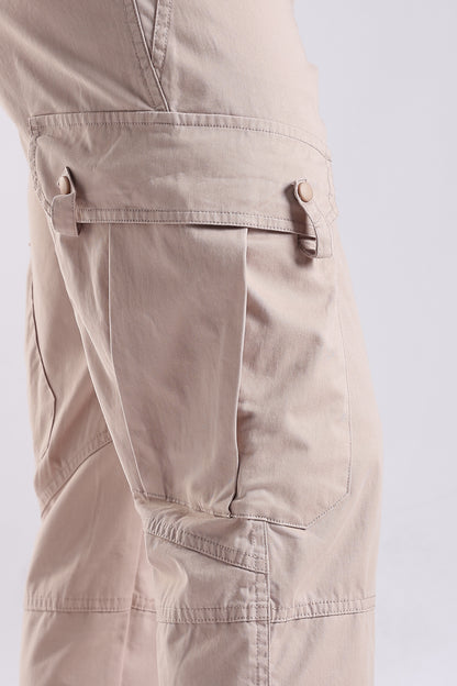 Slim Fit Cargo Pants Lt Pink