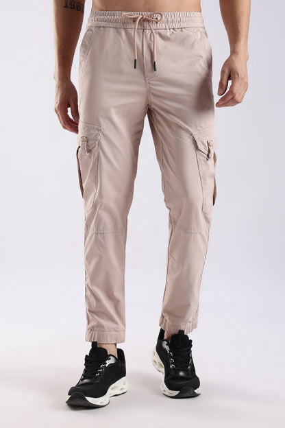 Slim Fit Cargo Pants Lt Pink