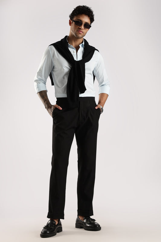 100% Cotton Slim Fit Shirt Sky Blue