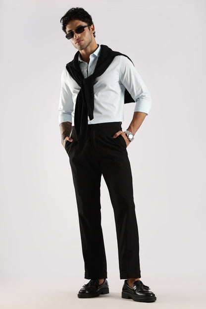 100% Cotton Slim Fit Shirt Sky Blue