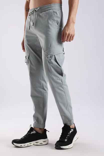 Slim Fit Cargo Pants Lt Blue