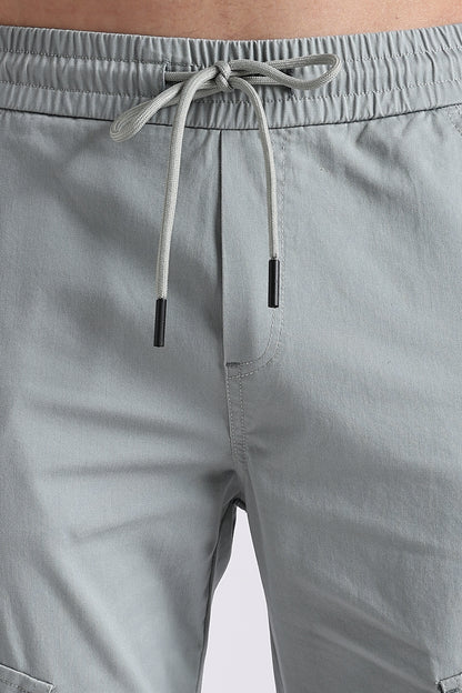 Slim Fit Cargo Pants Lt Blue