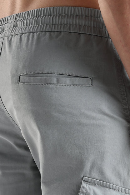 Slim Fit Cargo Pants Lt Blue