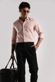 100% Cotton Slim Fit Shirt Pink