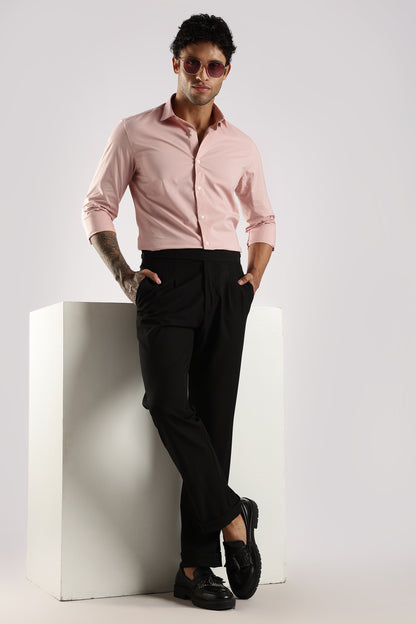 100% Cotton Slim Fit Shirt Pink
