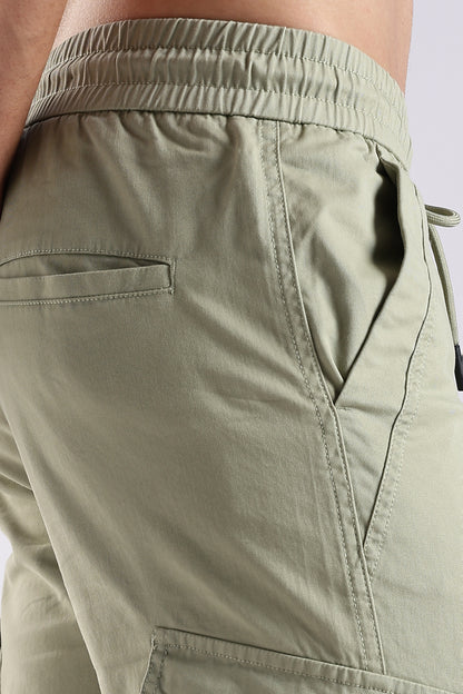 Slim Fit Cargo Pants P Green