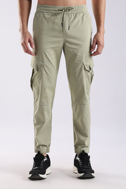 Slim Fit Cargo Pants P Green
