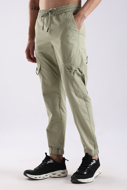 Slim Fit Cargo Pants P Green