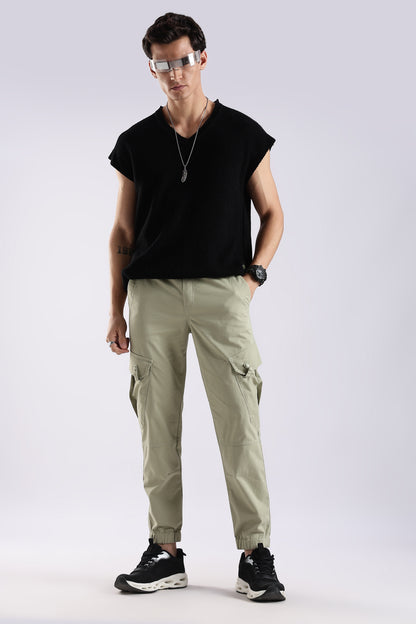 Slim Fit Cargo Pants P Green