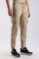 Slim Fit Cargo Pants Beige