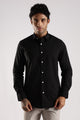 100% Cotton Slim Fit Shirt Black
