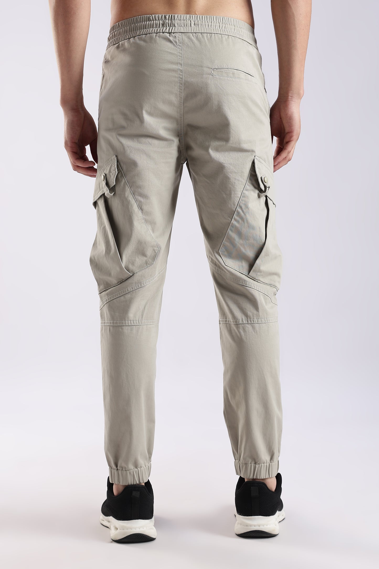 100% Cotton Slim Fit Cargo Pants Olive